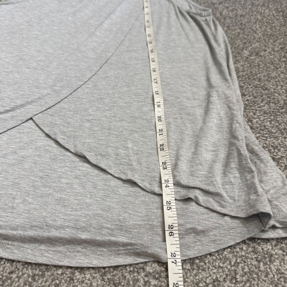 Kindred Bravely Grey Heather Nursing Tank Top Crossover Breastfeeding Access L - Picture 7 of 8